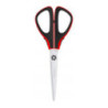 Nożyczki 19cm Easycut 300 soft grip czerwone 326320 BERLINGO