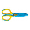 Nożyczki szkolne 13,5cm żółto-niebieskie GN265-YN TETIS