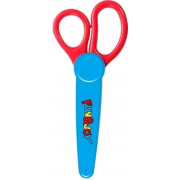 Nożyczki szkolne z zatyczką z podziałką FJ6850C-P 220584