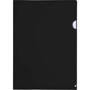 Obwoluta A4 PP L grubość 0.14mm (12sz) czarna BT615-V TETIS