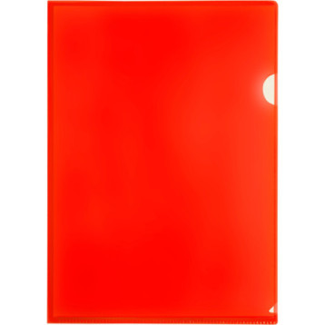 Obwoluta A4 PP L grubość 0.14mm czerwona (12) BT615-C TETIS