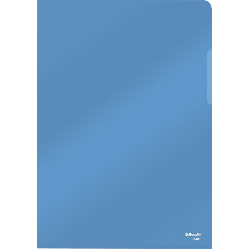 Ofertówki krystaliczne na dokumenty A4 150mic 25 sztuk niebieskie 55435 ESSELTE