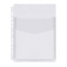 Koszulki poszerzane na katalogi z klapką A4 180mic 10 sztuk PVC OF-42 BIURFOL