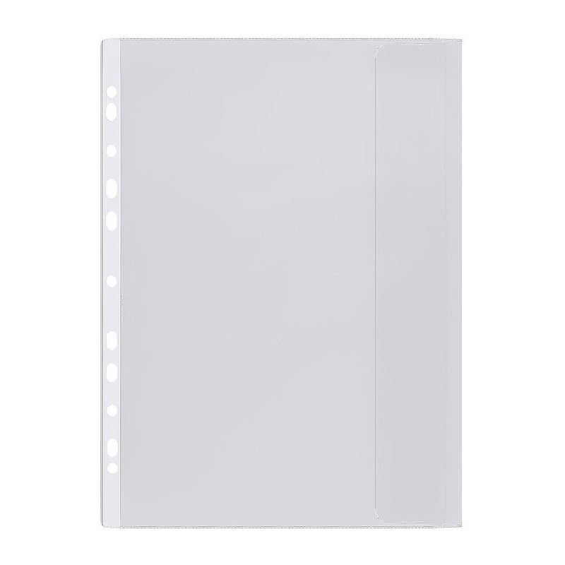 Koszulki groszkowe z klapką na dokumenty A4 25 sztuk OF-52 BIURFOL