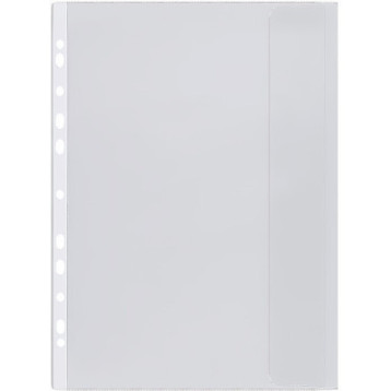 Koszulki groszkowe z klapką na dokumenty A4 25 sztuk OF-52 BIURFOL