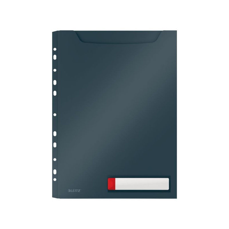 Koszulka o zwiększonej pojemności (3szt) Leitz Cosy szara 46680089