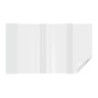Okładki regulowane na książki i zeszyty E4 bezbarwne 25 sztuk 29,2x40,8-44cm OZB-57 BIURFOL