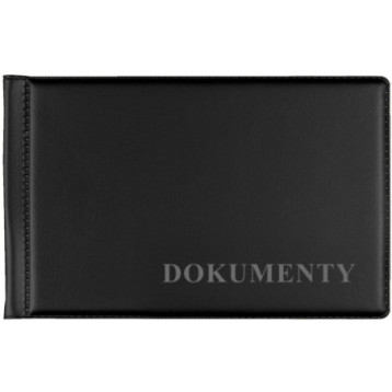 Okładka na dokumenty mała standard czarne OD-02 BIURFOL