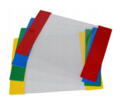 Okładki na zeszyty szkolne A5 kolorowe 10 sztuk 21,2x30,3cm OZK10-01 BIURFOL