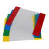 Okładki na zeszyty szkolne A5 kolorowe 50 sztuk 21,2x30,3cm OZK-01 BIURFOL