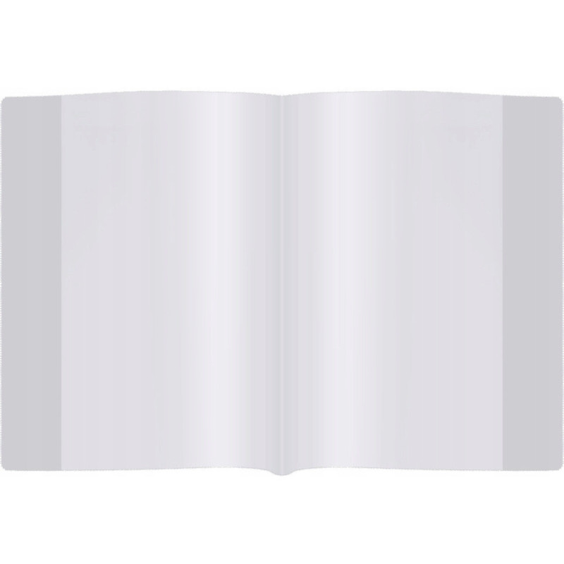 Okładki na zeszyty szkolne A4 bezbarwne 25 sztuk 30x43,7cm OZK-02 BIURFOL