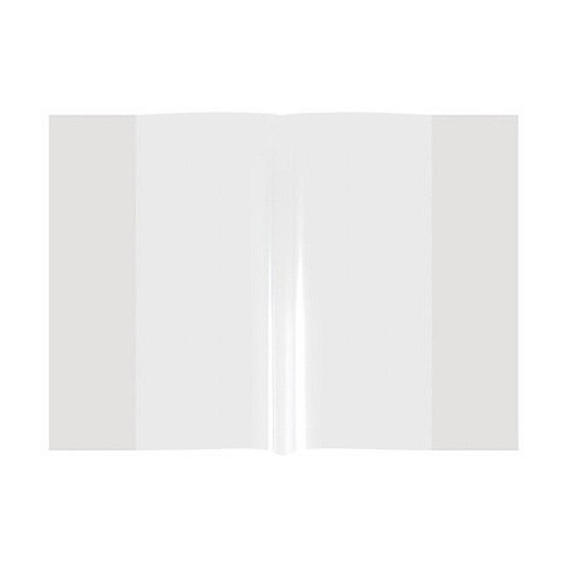 Okładki na zeszyty szkolne A5 bezbarwne 10 sztuk PP/PE 21,2x30x3cm OPP10-01 BIURFOL