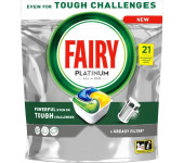 Kapsułki do zmywarki FAIRY PLATINUM ALL IN ONE LEMON (21szt)