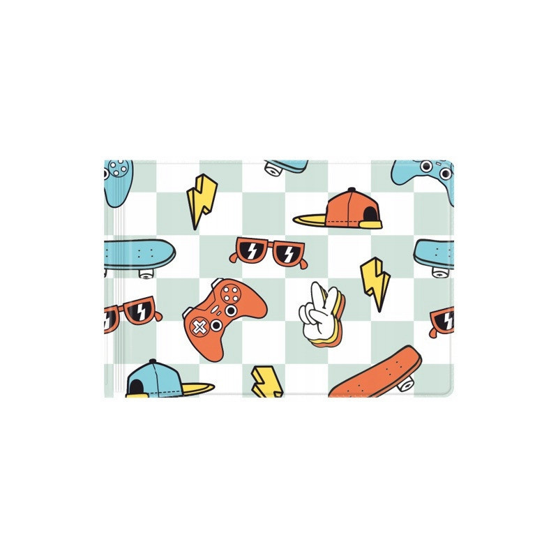 Okładka na dokumenty ucznia mała z nadrukiem SKATE OD-33-38 BIURFOL