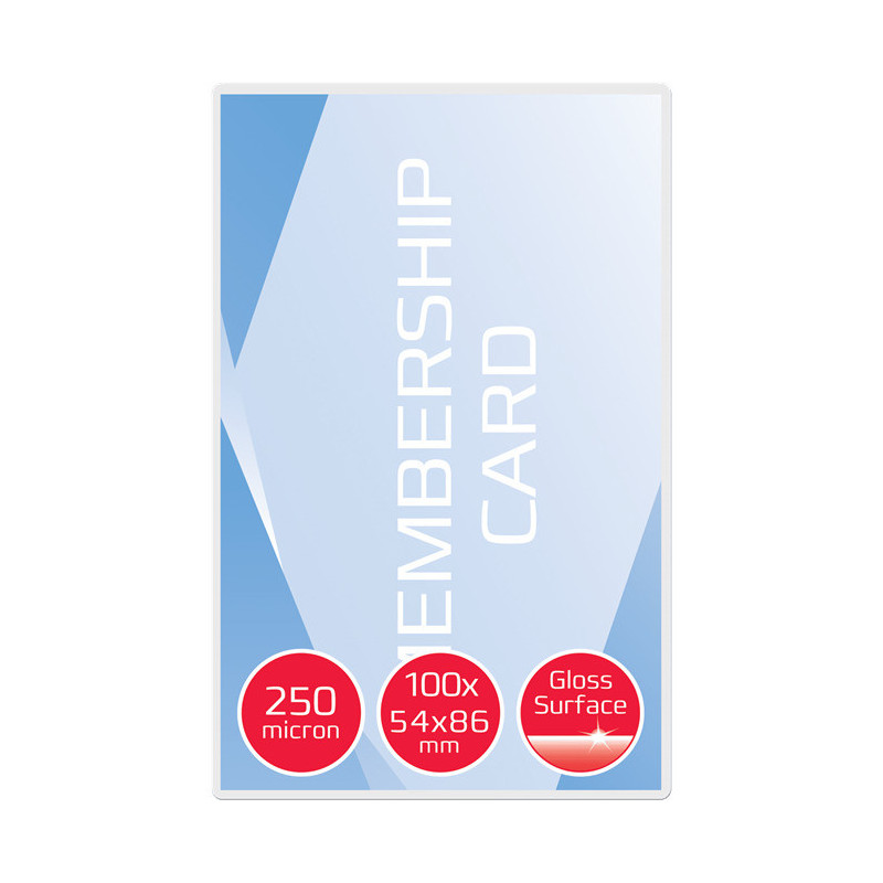 Folia do laminacji GBC Card 250 mic. białe 3740430