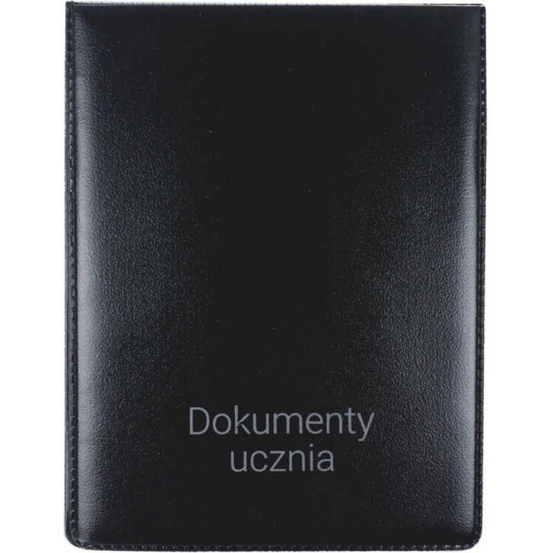 Okładka na dokumenty szkolne ucznia PVC czarna OD-11-01 BIURFOL