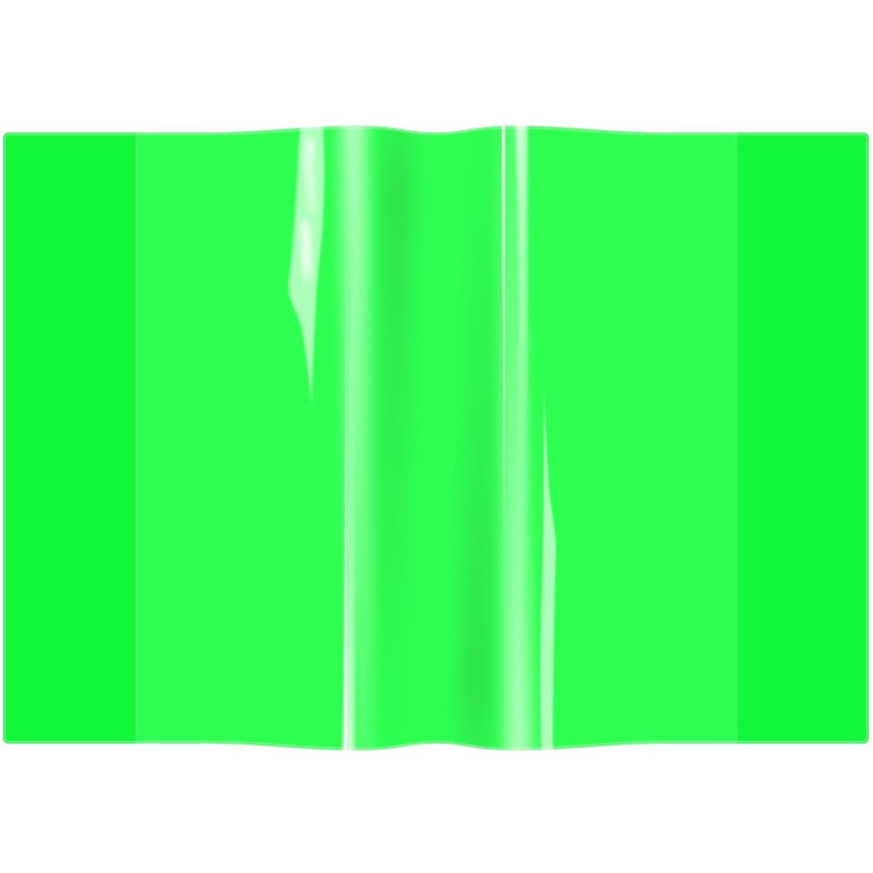 Okładki na zeszyty szkolne A5 neonowy zielony 10 sztuk OZN-A5-03 BIURFOL