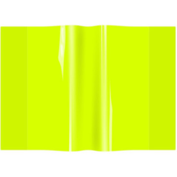 Okładki na zeszyty szkolne A5 neonowy żółty 10 sztuk OZN-A5-02 BIURFOL