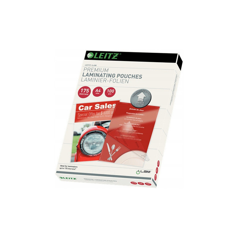 Folia do laminacji LEITZ iLAM UDT A4 175 mic. 74830000