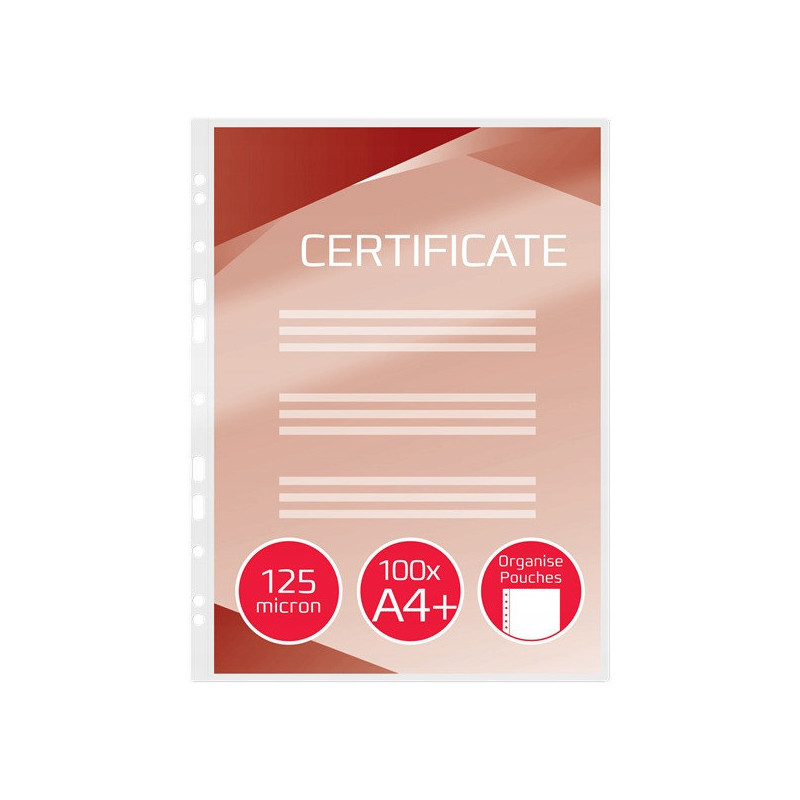 Folia do laminacji GBC A4+ z perforacją 125mic (100szt) 3743156