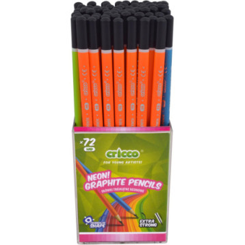 Ołówek trójkątny neonowy HB CRICCO CR312