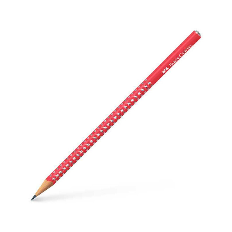 Ołówek SPARKLY PEARLY czerwony 118240 FABER CASTELL