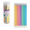 Ołówek pastelowy z gumką HB (36szt) SSC150 STRIGO