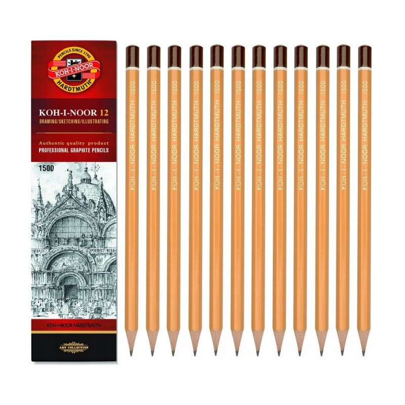 Ołówek grafitowy 1500-9H (12) KOH-I-NOOR