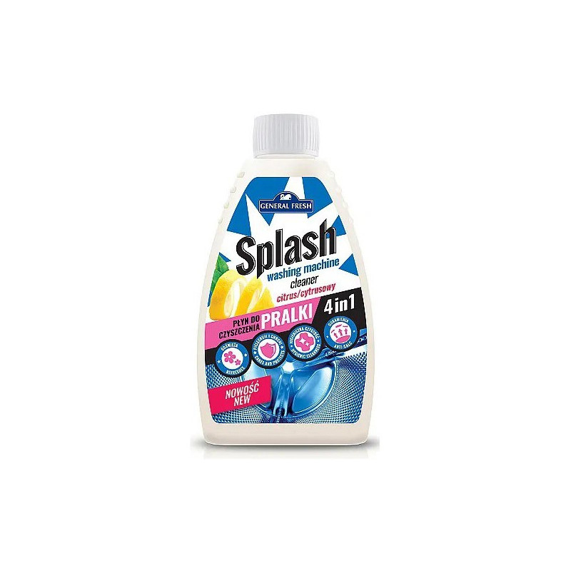 Płyn do czyszczenia pralki SPLASH cytrynowy 250ml GENERAL FRESH