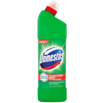 Płyn do mycia WC DOMESTOS 1000 ml Pine fresh (zielony) Płyn do mycia WC DOMESTOS 1000 ml Pine fresh (zielony)