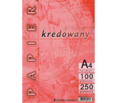 Papier kredowy A4 250g (100) KRESKA