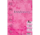 Papier A4 115g kredowany (100) KRESKA