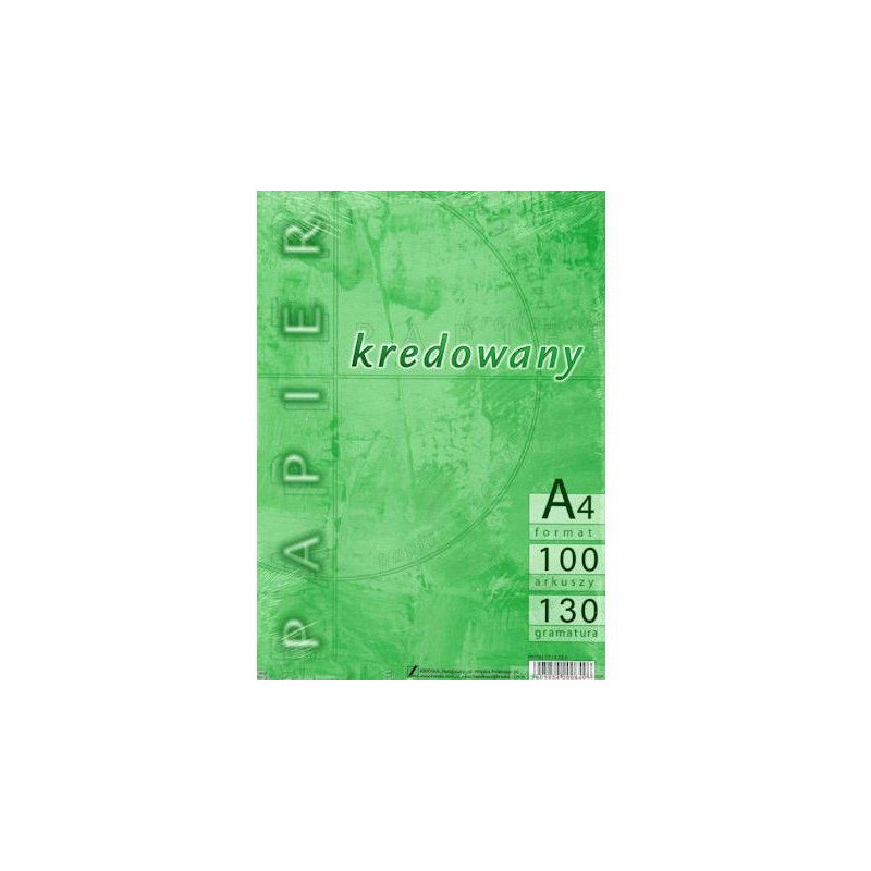 Papier A4 130g kredowany (100) KRESKA