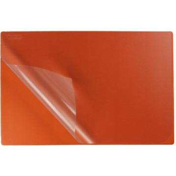 Podkładka na biurko z przezroczystą folią 38x58cm PVC pomarańczowa BIURFOL KPB-01-04 Podkładka na biurko z przezroczystą folią 38x58cm PVC pomarańczowa BIURFOL KPB-01-04