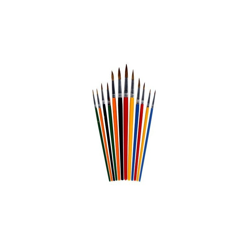 Pędzle okrągłe 252 12szt.170-1419 GRAND