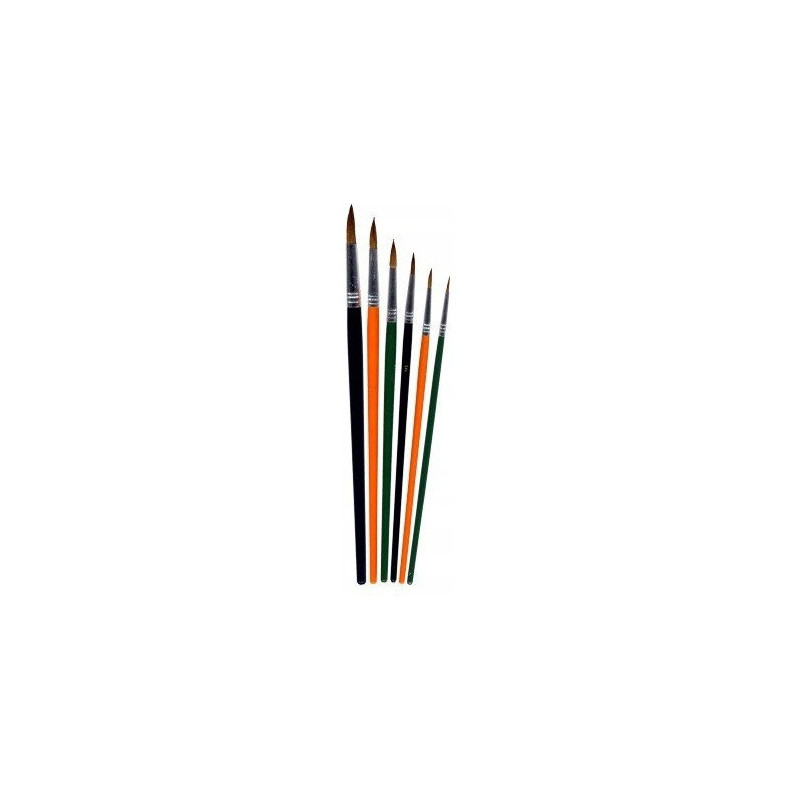 Pędzle okrągłe 252A 6szt. 170-1420 GRAND