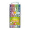 Długopis żelowy fluorescencyjny 6 kolorów CRICCO w etui CR816W6