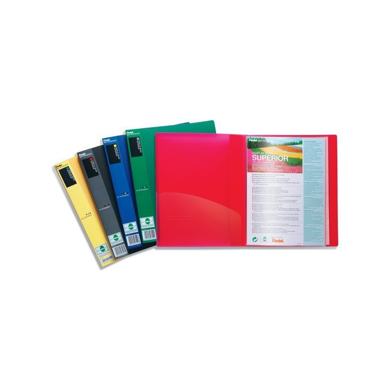 Album ofertowy A4 20kieszeni czerwony DCF142B SUPERIOR PENTEL