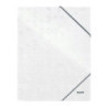 Teczka kartonowa z gumką LEITZ perłowy biała WOW 39820001