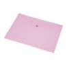 Teczka kopertowa DL FOKUS przezroczyta różowa 0410-0037-13 Panta Plast