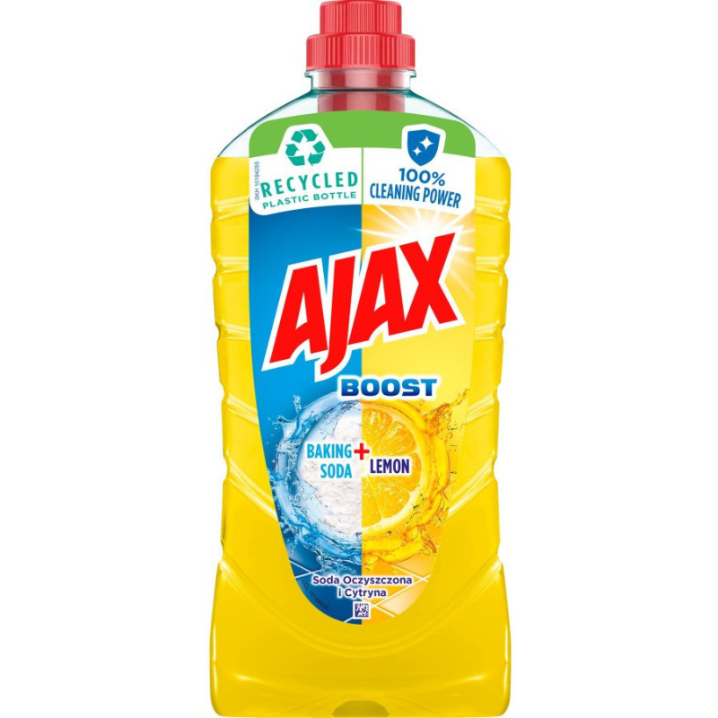 Płyn do mycia podłóg AJAX BOOST SODA 1l Cytryna  90160