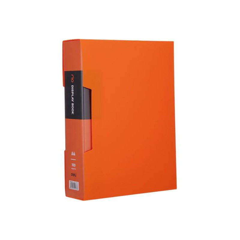 Album ofertowy A4 100 koszulek RIO pomarańczowy E5037 ORANGE DELI