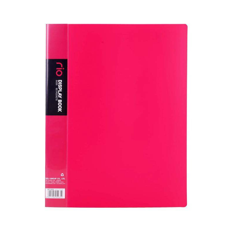 Album ofertowy A4 60 koszulek RIO różowy E5035 PINK DELI