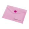 Teczka kopertowa A7 przezroczysta C4531 różowa 0410-0053-13 Panta Plast