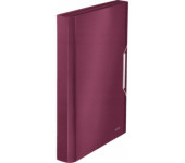 Teczka 6przegródek LEITZ STYLE A4 Rubinowa czerwień 250k 39570028