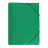 Teczka z gumką szeroka na dokumenty A4 PP s.pomarańczy zielona TGS-01-02 BIURFOL