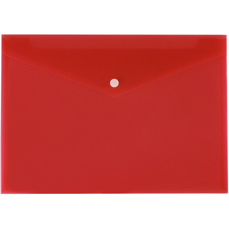Teczka kopertowa na dokumenty A4 satyna PP czerwona TKS-01-01 BIURFOL