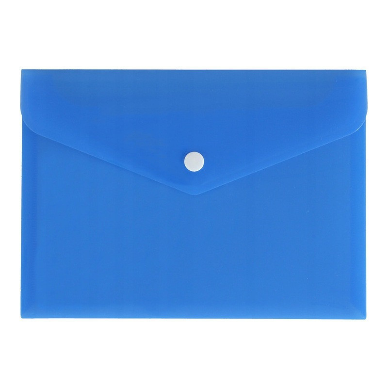Teczka kopertowa A4 SATYNA niebieska BIURFOL TKS-01-03