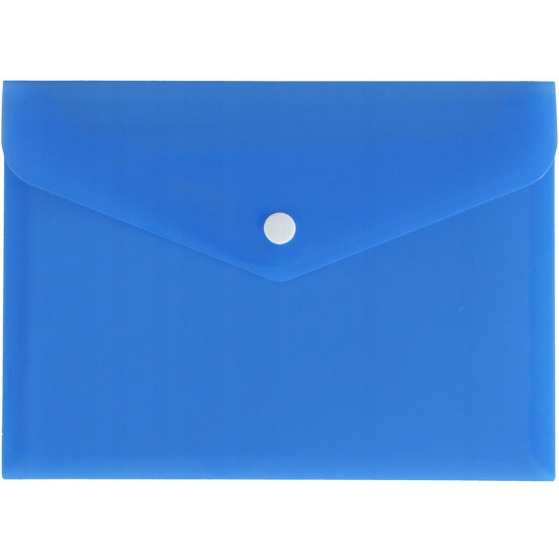 Teczka kopertowa na dokumenty A5 satyna PP niebieska TKS-02-13 BIURFOL