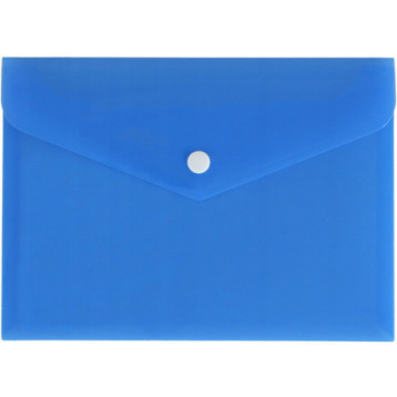 Teczka kopertowa na dokumenty A5 satyna PP niebieska TKS-02-13 BIURFOL